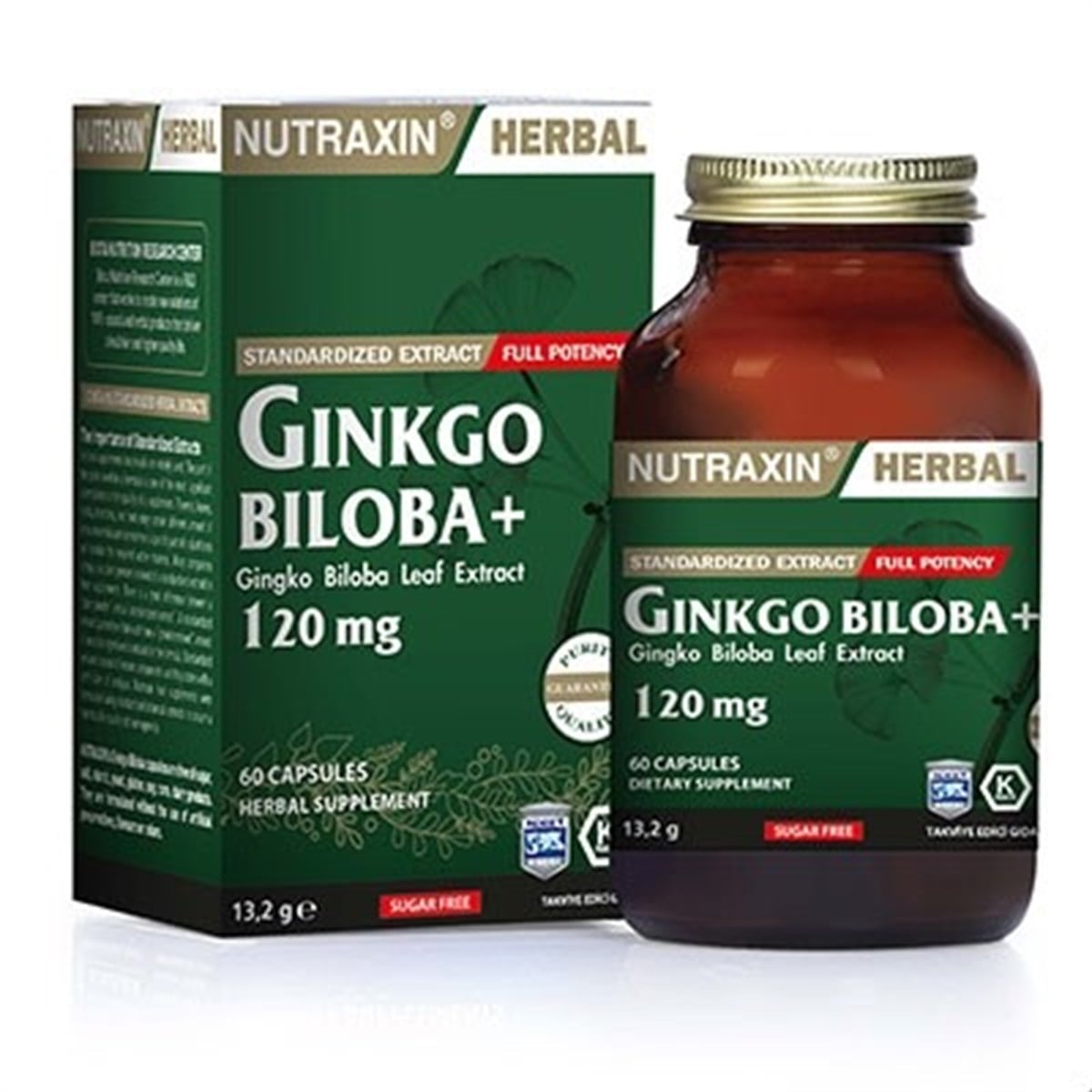Nutraxin Ginkgo Biloba  120 Mg 60 Kap