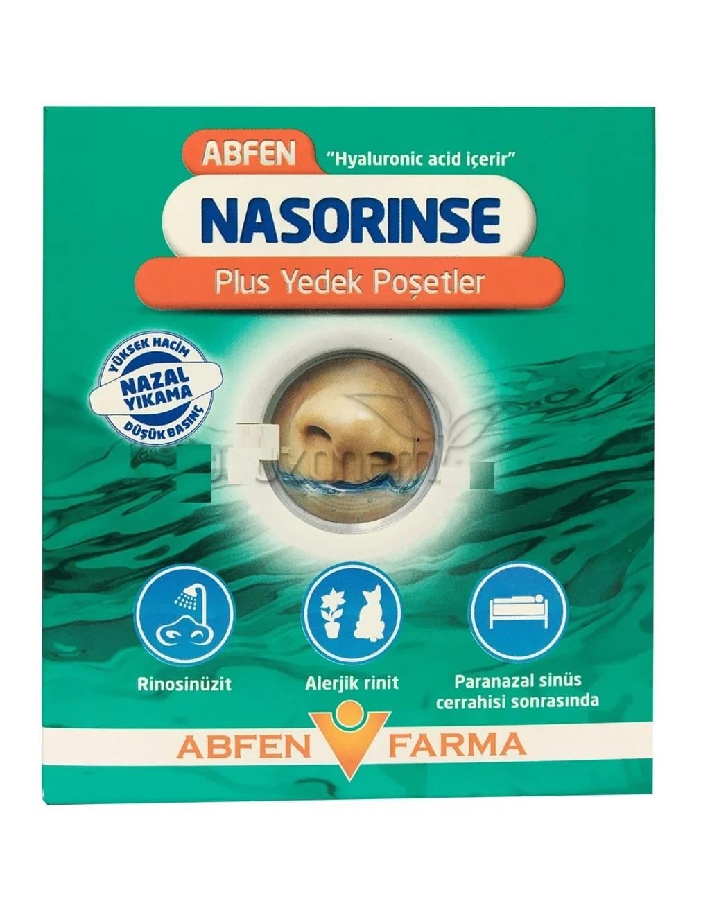 Abfen Nasorinse Plus Yetişkin Sinüs Kit 50 Yedek Poşet-AbFEN