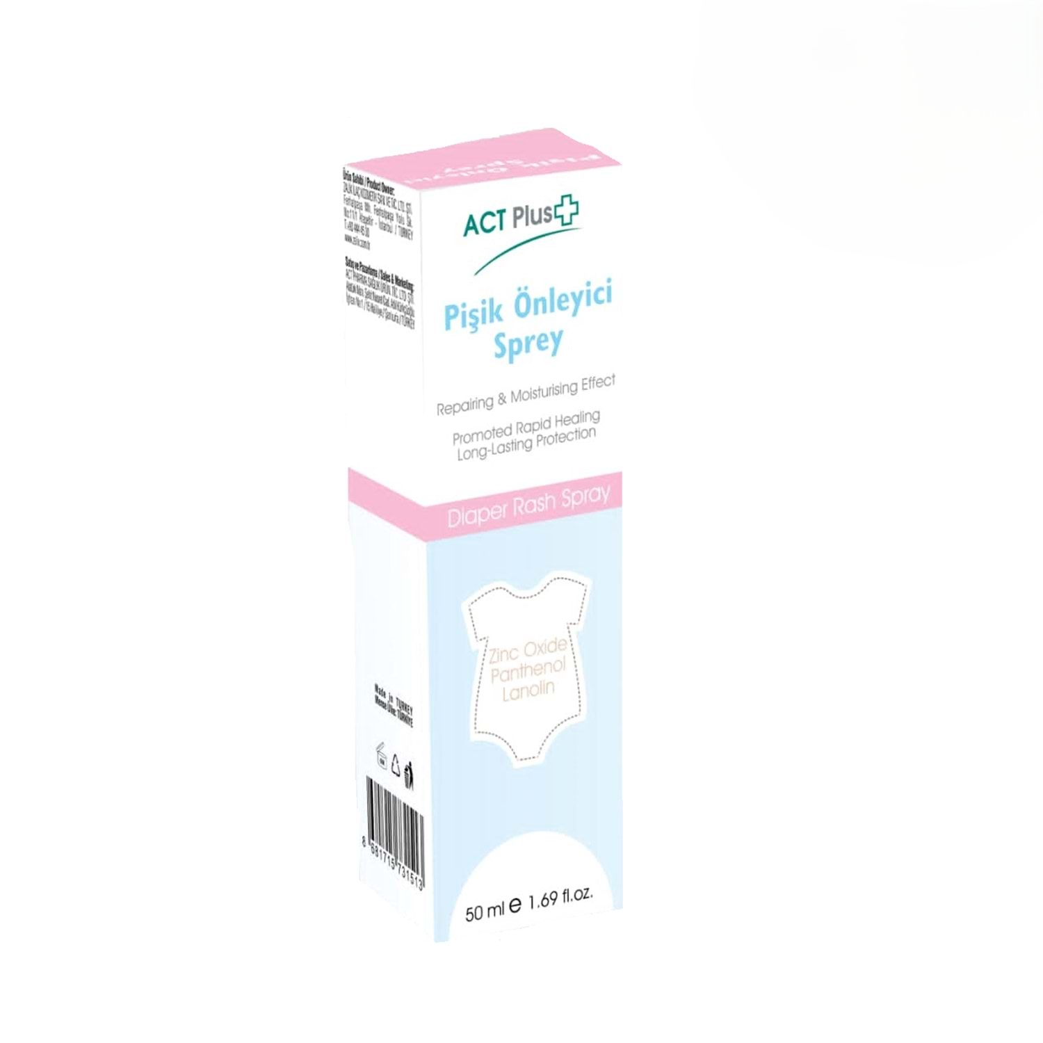 Act Plus + Pişik Önleyici Sprey 50 ml-ACT Plus