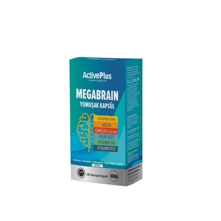 Active Plus Megabrain Softgel 30 Kapsül-Active Plus