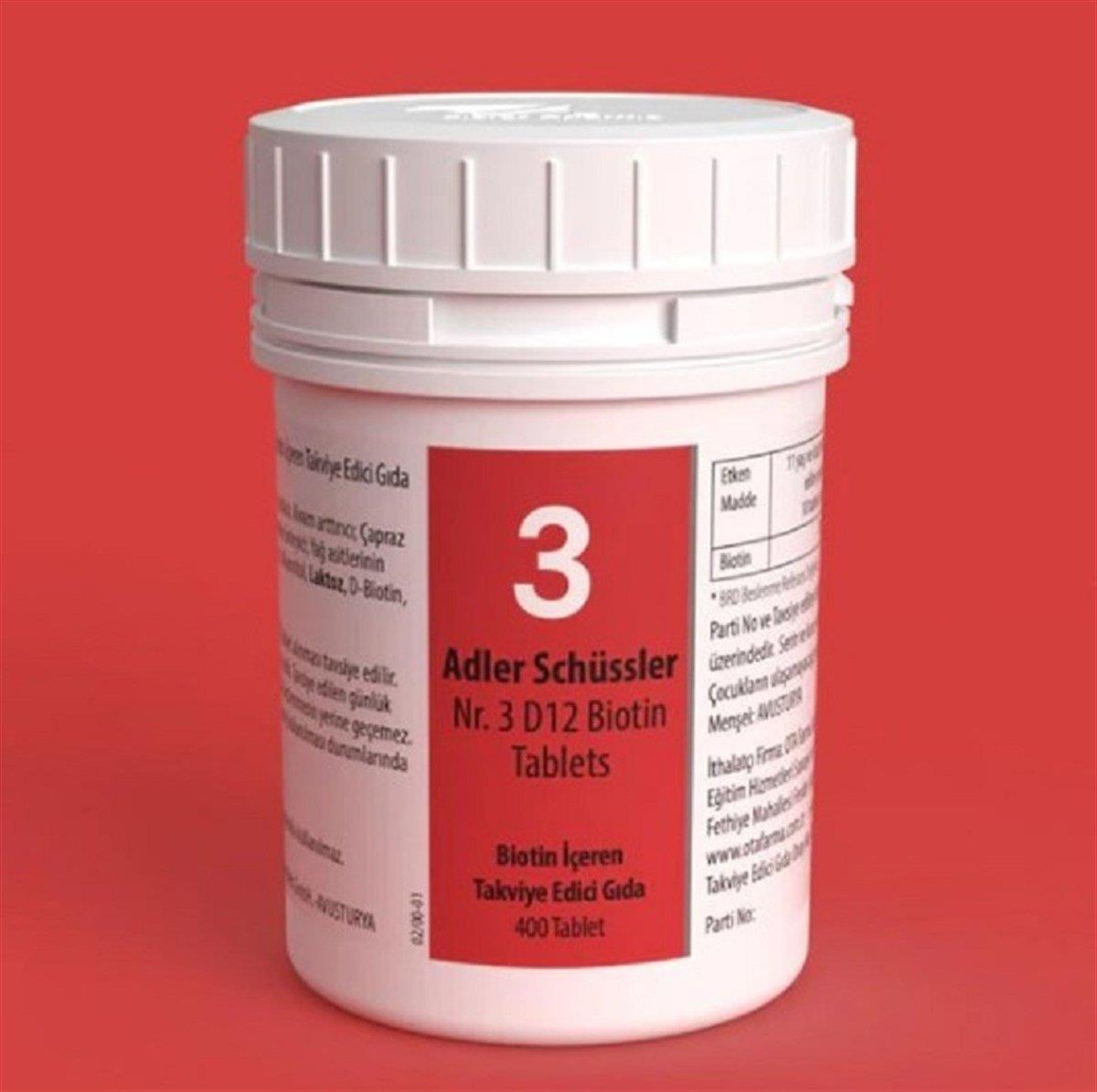 Adler Schüssler No: 3 Tablets-ADLER
