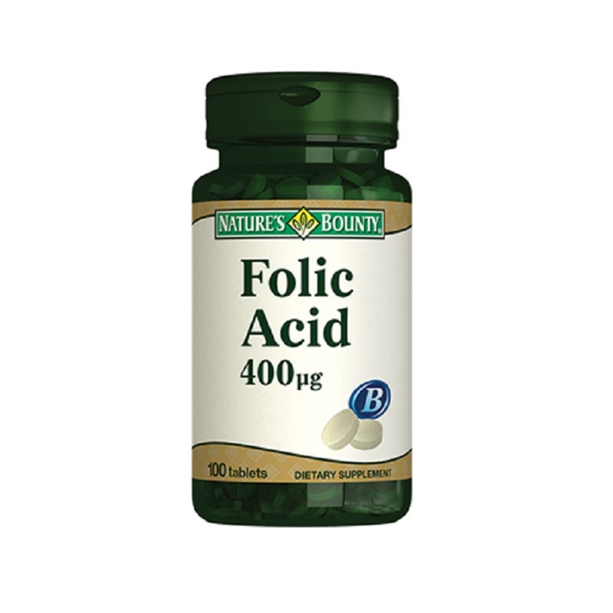 Nature´s Bounty Folic Acid 400 mcg 100 Tablet