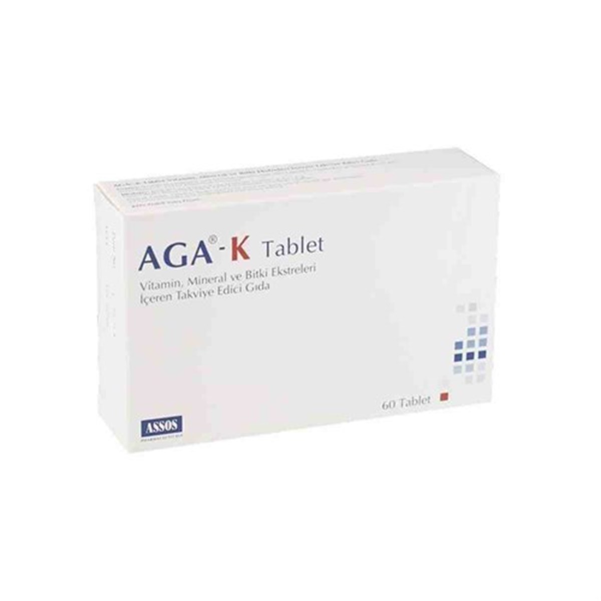 AGA-K Takviye Edici Gıda 60 Tablet