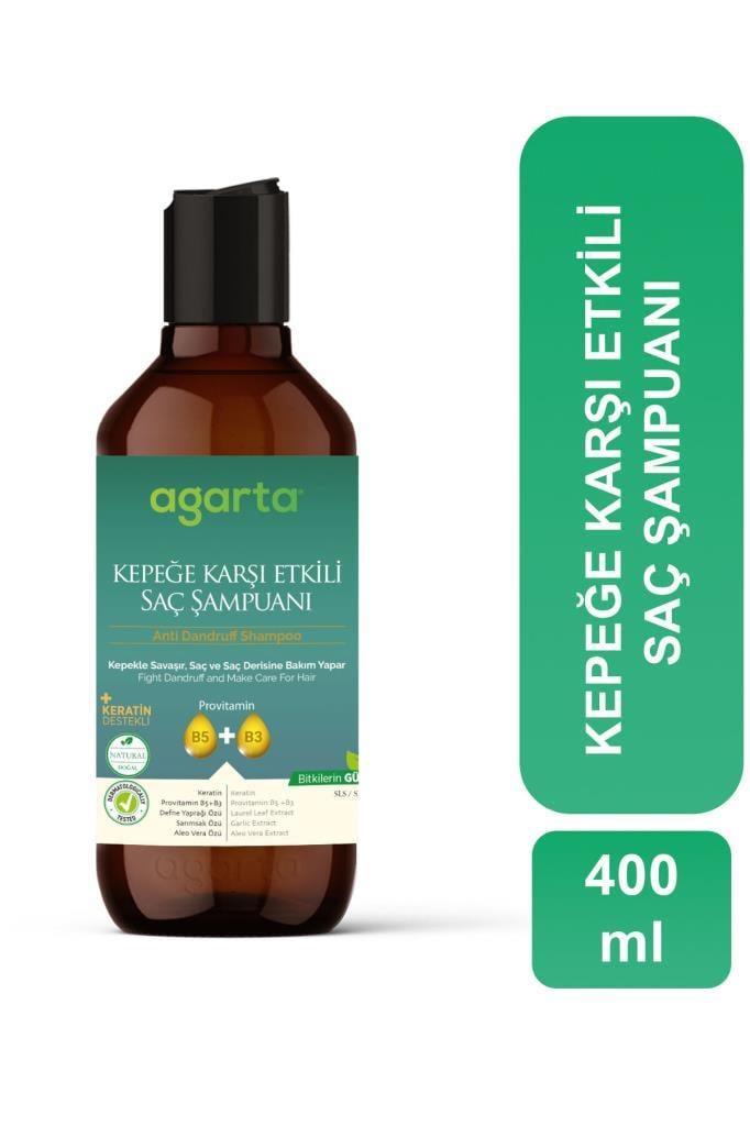 Agarta Doğal Kepeğe Karşı Etkili Tuzsuz Şampuan 400 ml