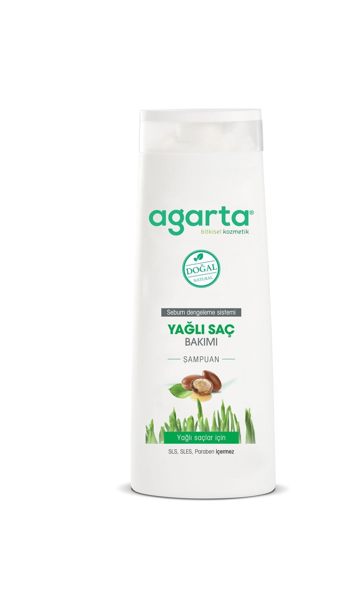 Agarta Doğal Yağlı Saç Bakımı Şampuanı 400 ml