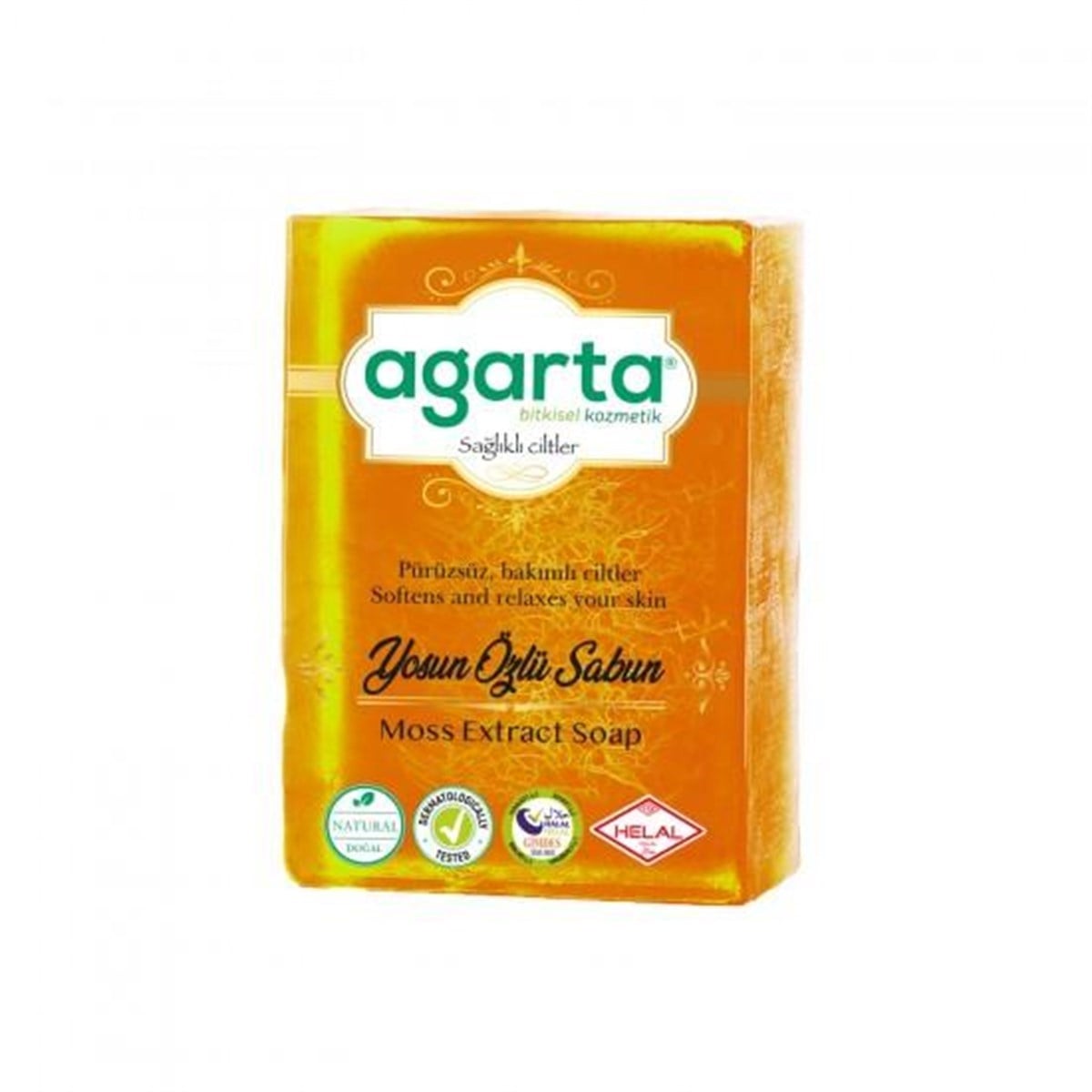 Agarta El Yapımı Doğal Yosun Özlü Sabun 150 Gr