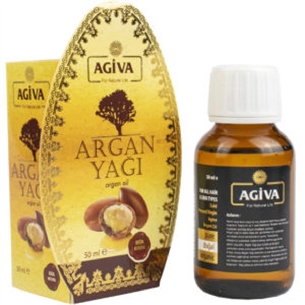 Agiva Argan Yağı 50 ml | Dermolist.com | 0(312)9119949
