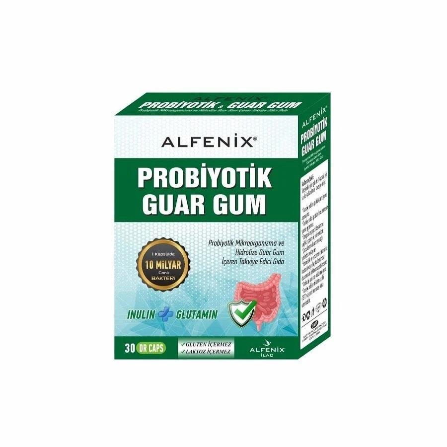 Alfenix Probiyotik Guar Gum 30 Kapsül-Alfenix