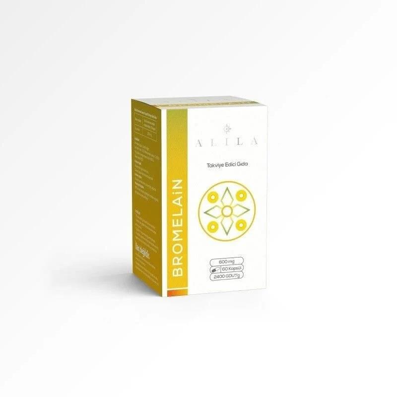 Alila Bromelain 60 Kapsül-Alila