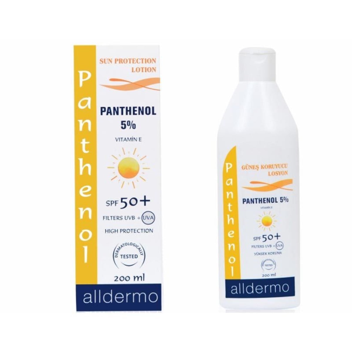 Alldermo Panthenol Spf 50 Güneş Koruyucu Losyon 200 ml