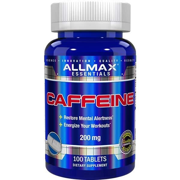 Allmax Nutrition Caffeine 200 mg 100 Tablets-Allmax