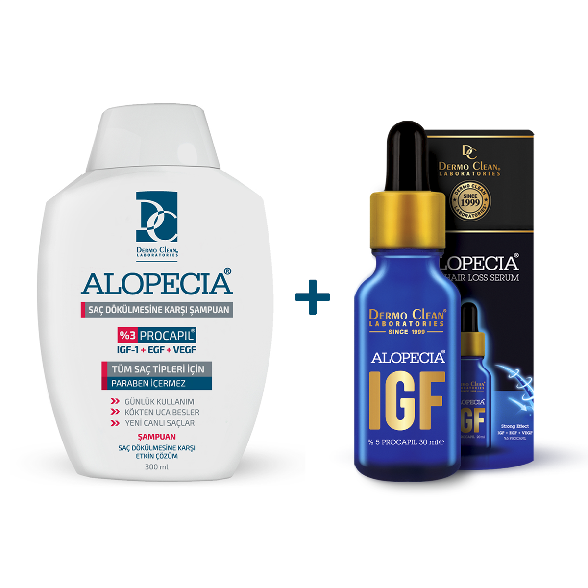 Alopecia Procapil Ve Igf İçerikli Saç Dökülmesine Karşı Şampuan Ve Igf Serum seti-Alopecia