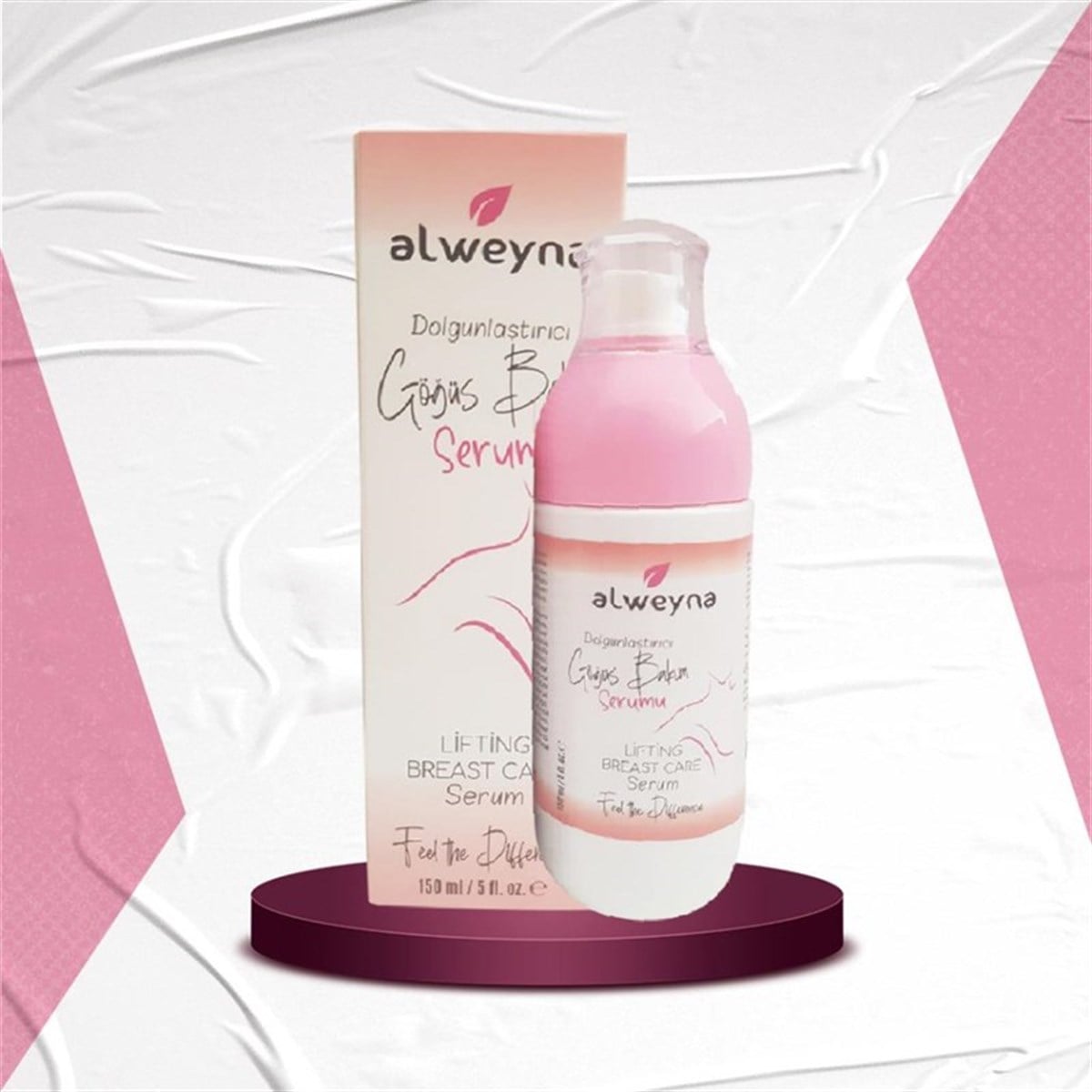 Alweyna Dolgunlaştırıcı Göğüs Bakım Serumu 150 ml