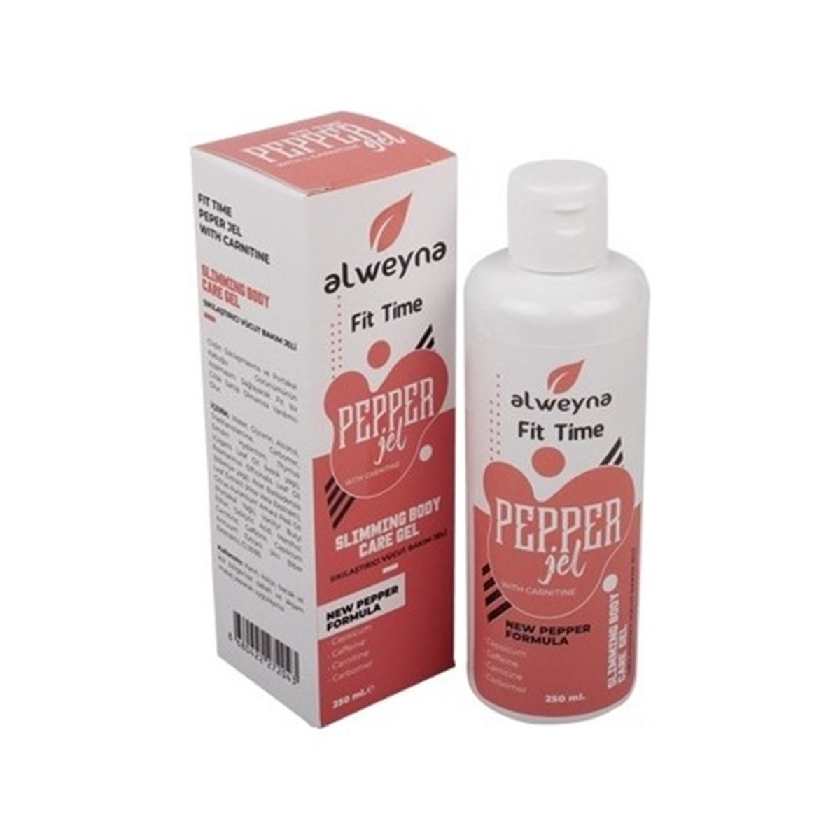 Alweyna Fit Time Pepper Jel Sıkılaştırıcı Vücut Bakım Jeli 250 ml