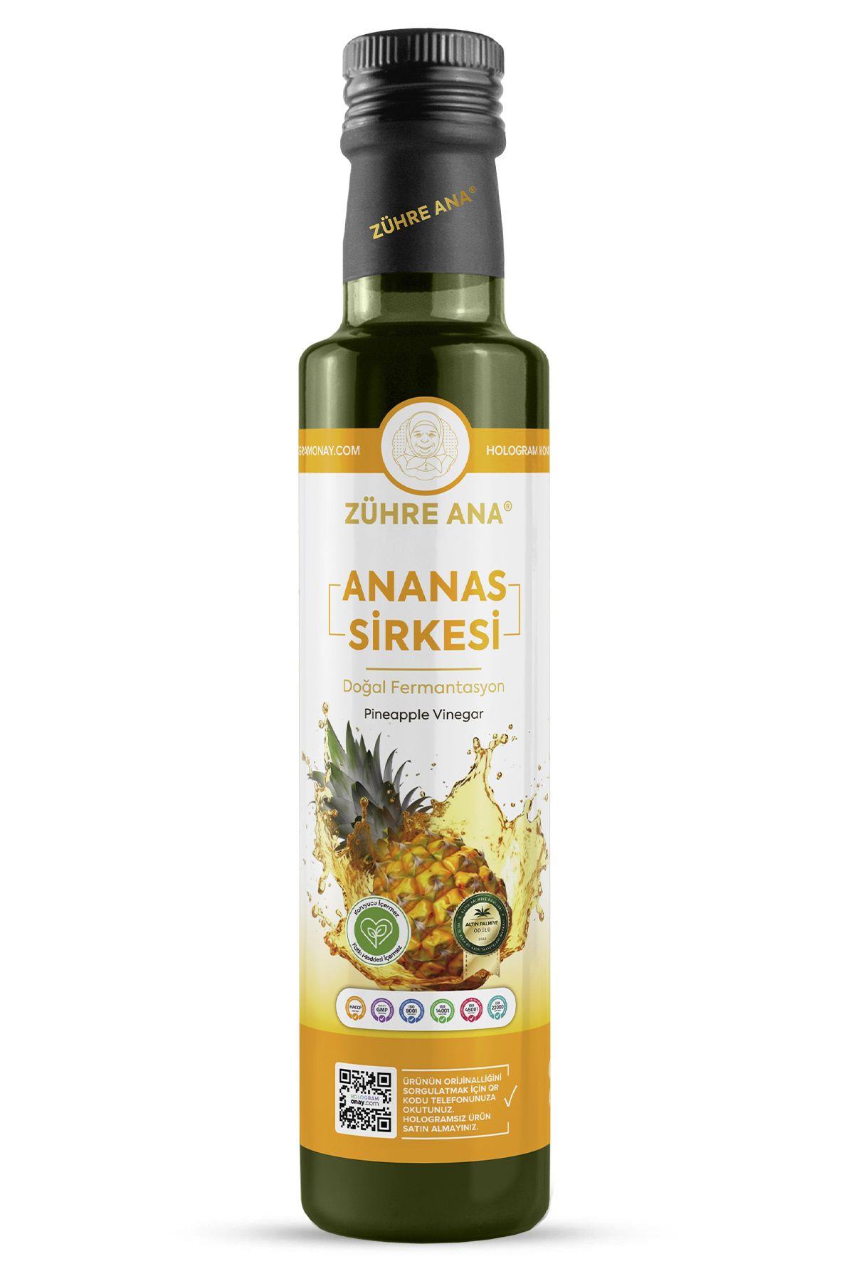 Ananas Sirkesi Doğal Fermantasyon Pineapple Vinegar 500 Ml-Zühre Ana 