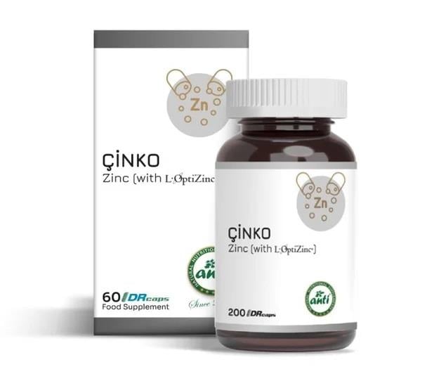 Anti L-Optizinc Zinc Çinko 200 Kapsül-Anti