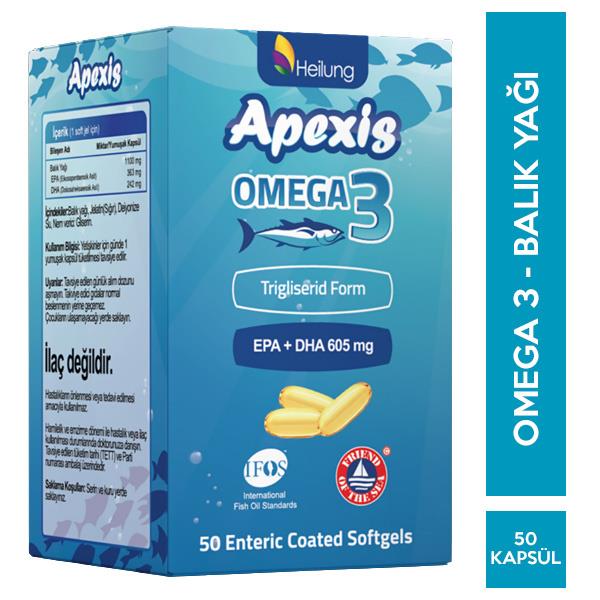 Apexis Omega-3 50 Kapsül-Apexis