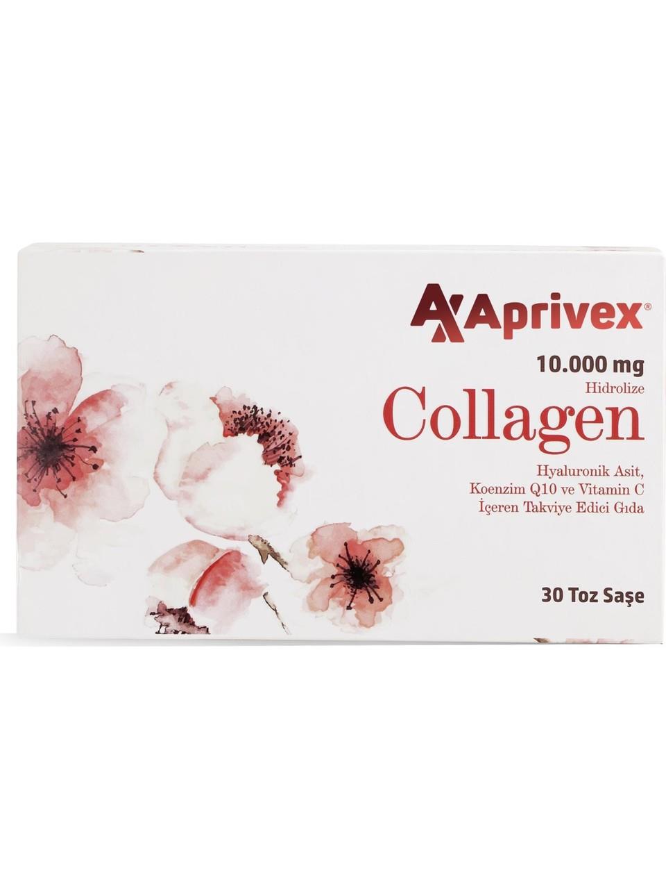 Aprivex Hidrolize Collagen 10.000 mg Toz Saşe 30'lu-Aprivex