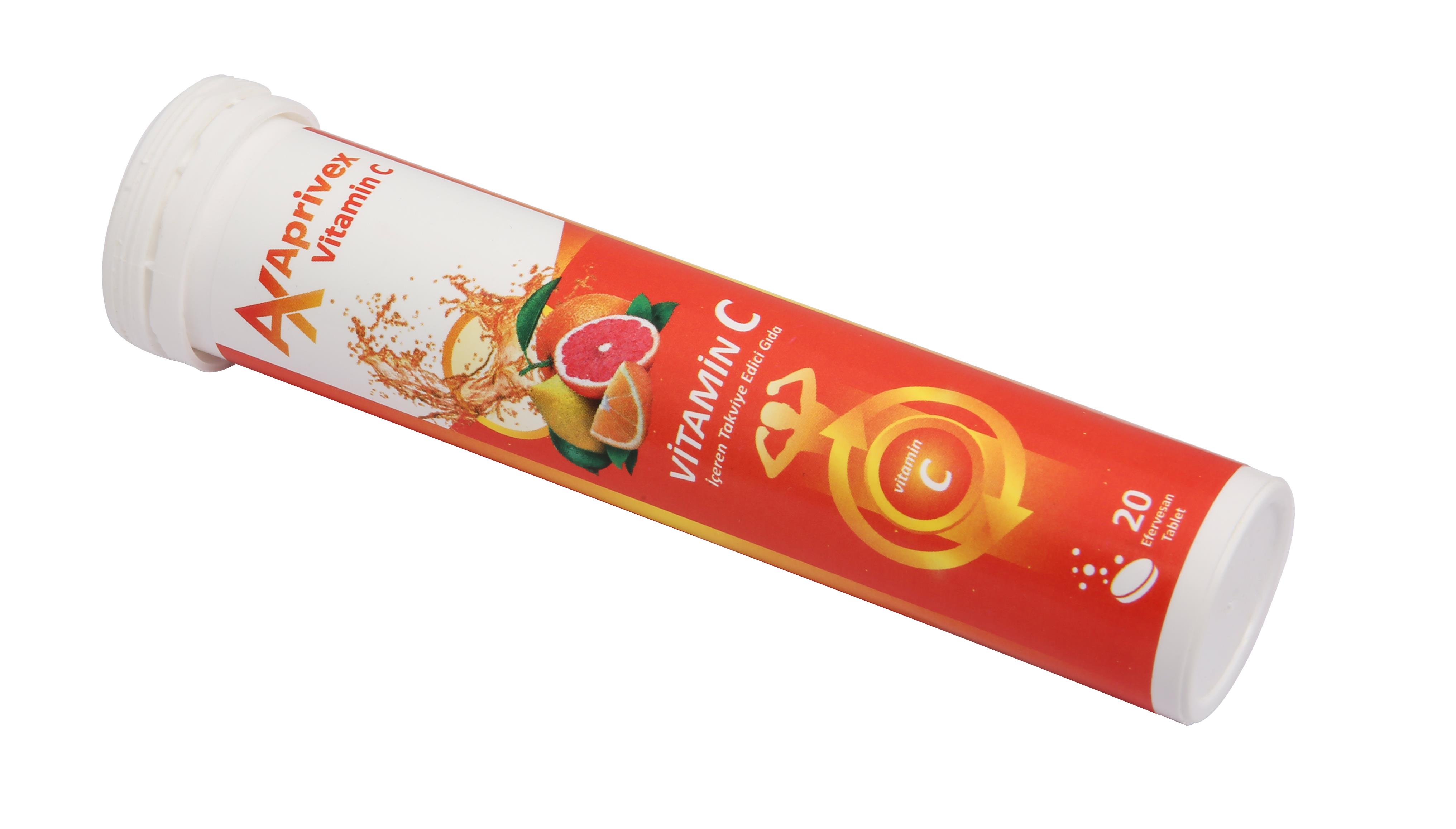 Aprivex Vitamin C 20 Efervesan Tablet-Aprivex