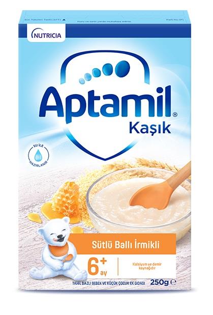 Aptamil Kaşık Sütlü Ballı İrmikli 250 gr-Aptamil