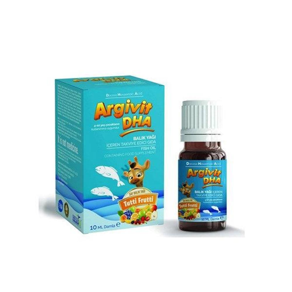 Argivit DHA Balık Yağı İçeren Takviye Edici Gıda 10 ml-Hekim