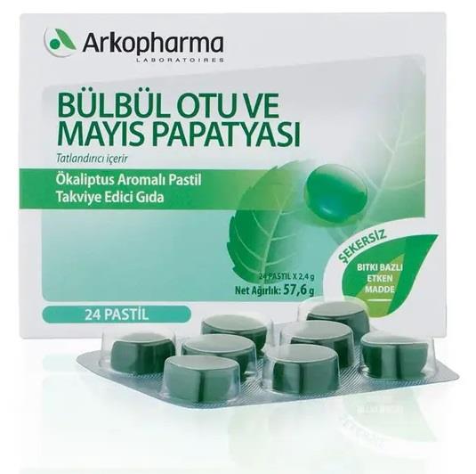 Arkopharma Ökaliptus Aromalı Pastil 24 Pastil-Arkopharma