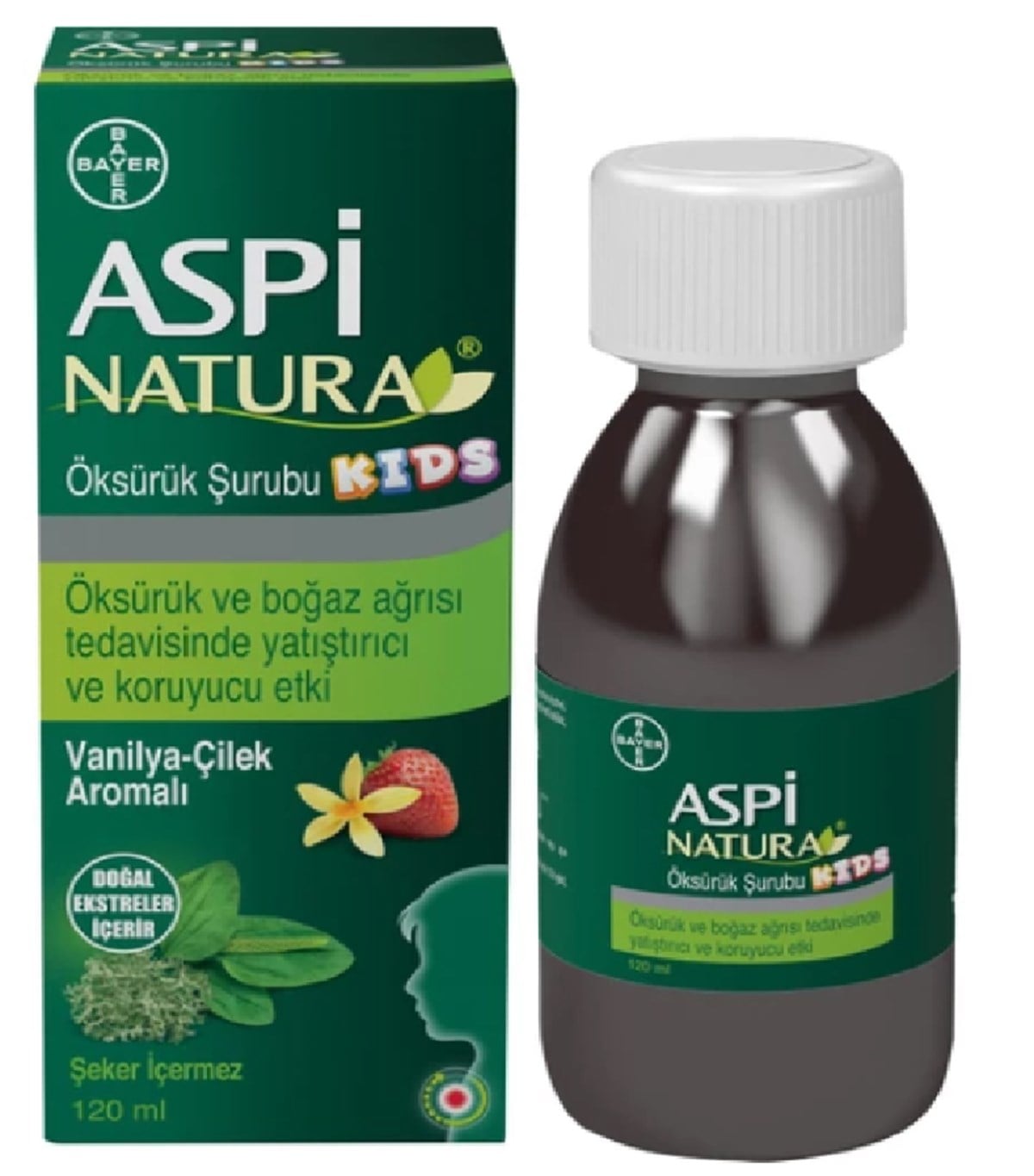 Aspi Natura Çocuk Öksürük Şurubu 120 ml
