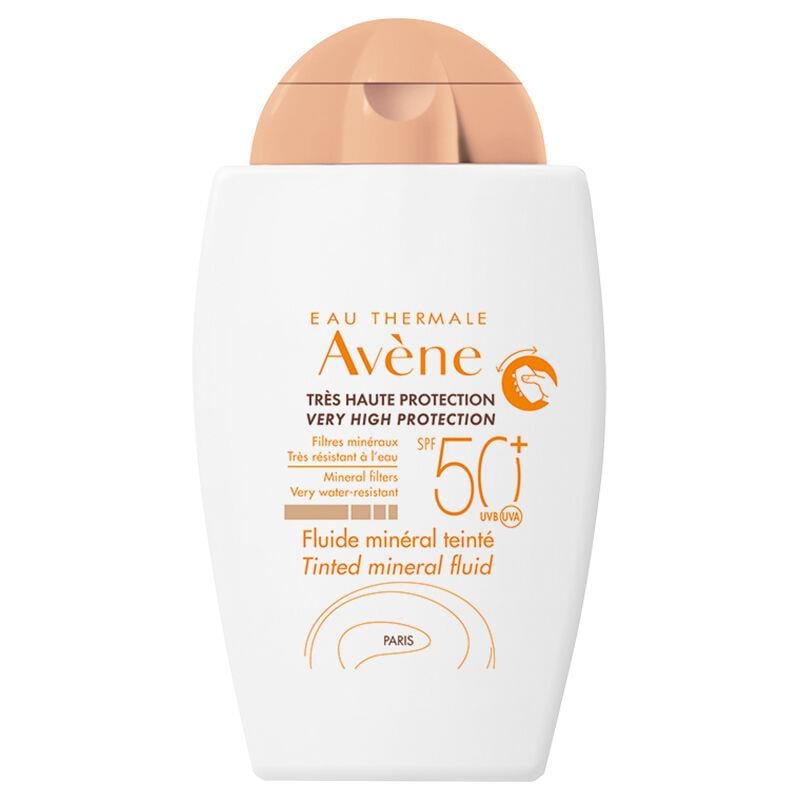 Avene Fluide Mineral Teintee Spf 50+ 40 Ml Aşırı Hassas Ciltler İçin Yüksek Korumalı Renkli Güneş Kr-Avene