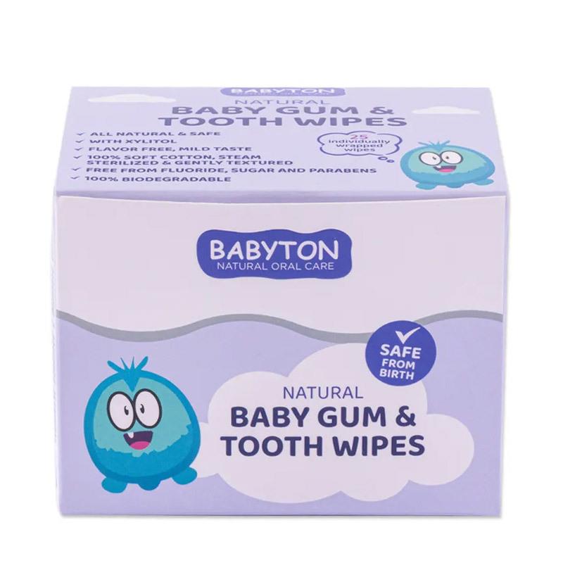 Babyton Bebekler İçin Diş ve Damak Temizleme Mendili-BABYTON
