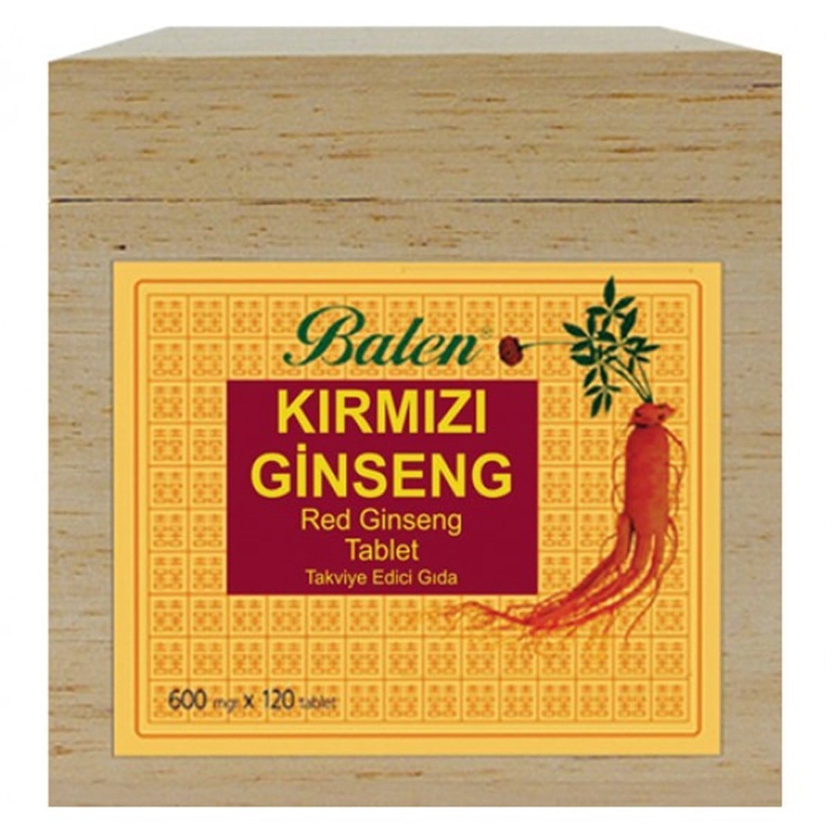 Balen Kırmızı Kore Ginsengi Ekstraktı 600 mg 120 Tablet