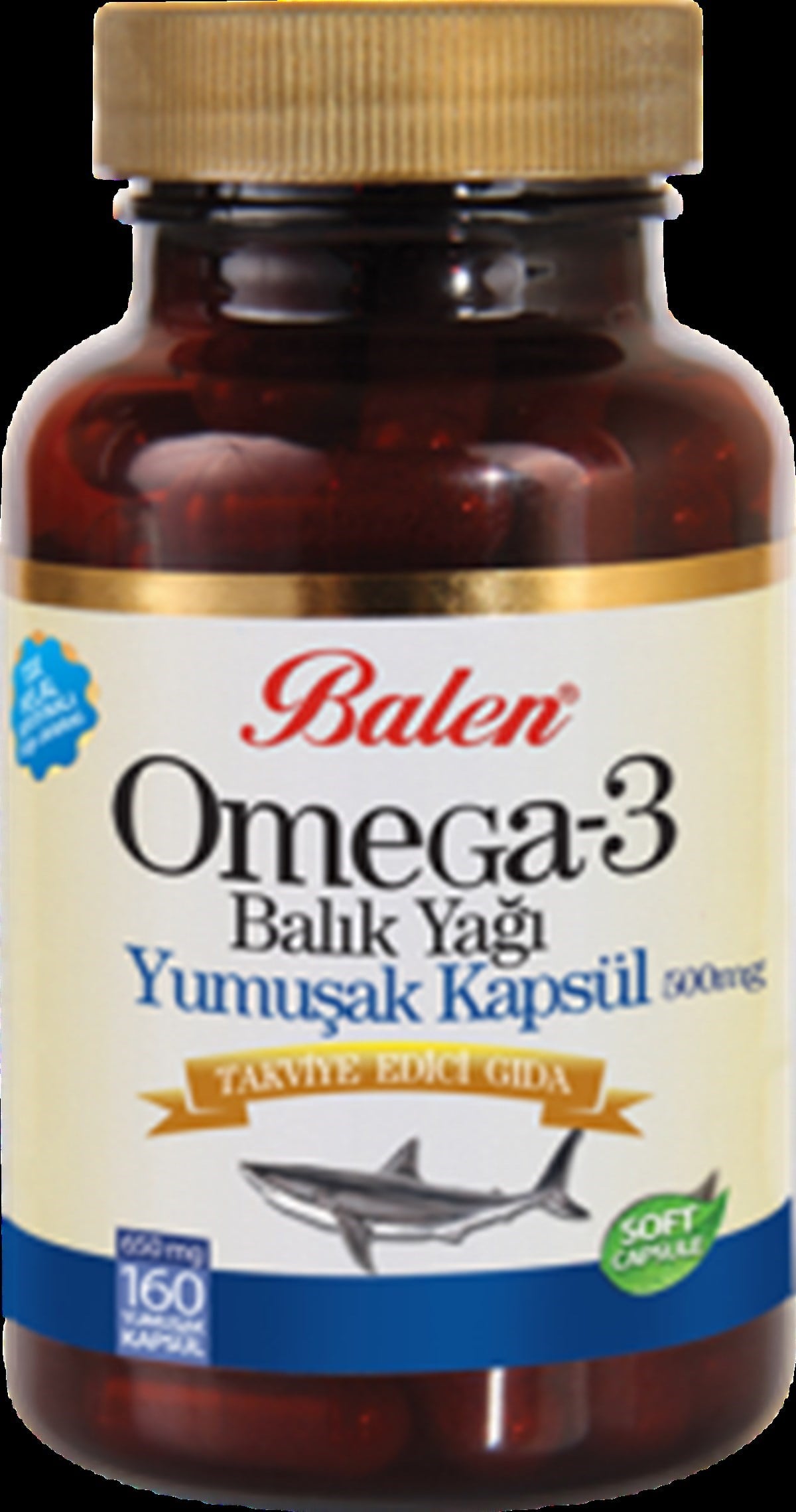 Balen Omega 3 Balık Yağı 650 mg 160 kapsül