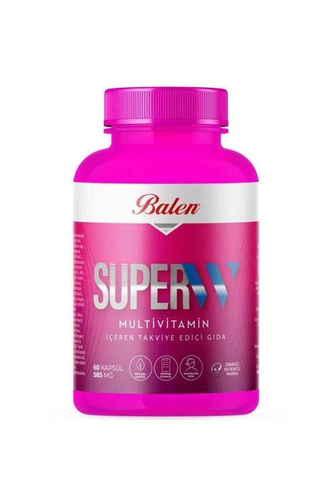 Balen Süper-W Multivitamin Bayan 585 mg 60 Kapsül