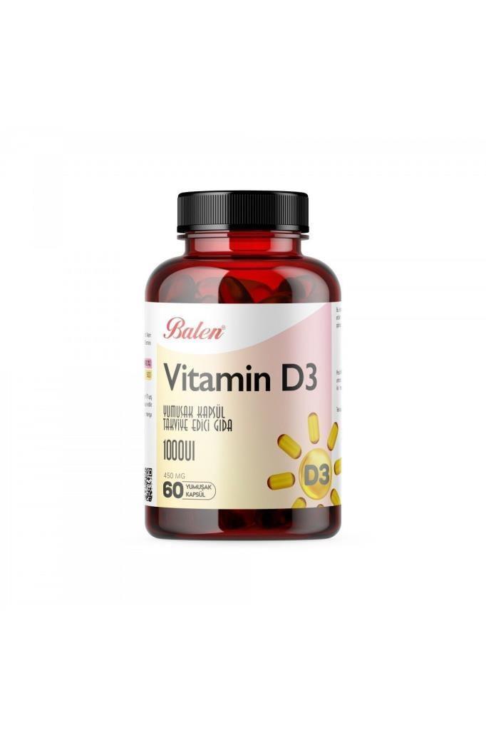 Balen Vitamin D3 450 Mg 60 Kapsül