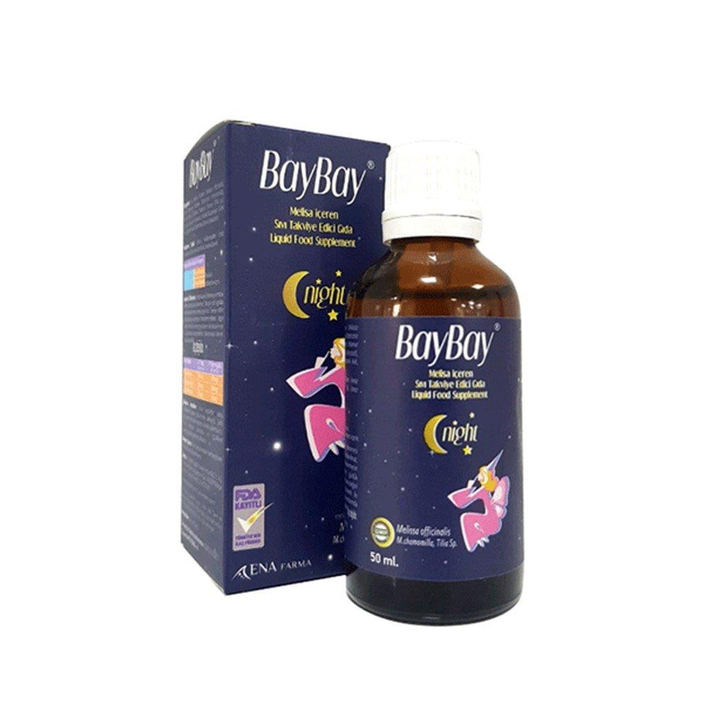 Baybay Night Melisa İçeren Bitkisel Damla 50 ml-ENAFARMA