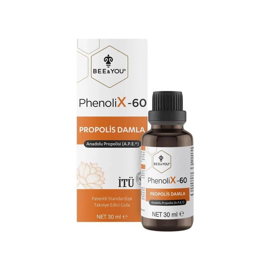 Bee & You Phenolix 60 Propolis Damla 30 ml-BEE & YOU