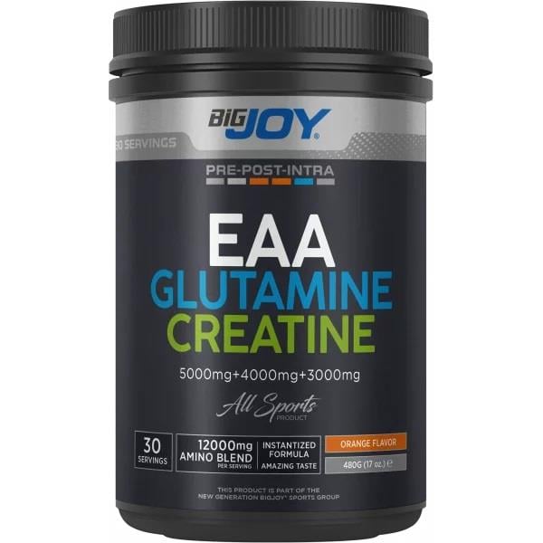 Bigjoy Sports EAA + Glutamine + Creatine Portakal Aromalı 480 gr-BiGJOY