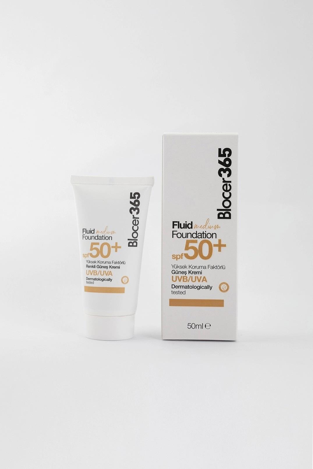 Bioliq Blocer 365 Güneş Kremi Medium Fluid SPF50 50 ml-Bioliq