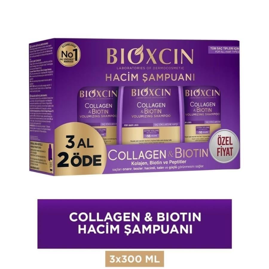 Bioxcin Collagen Biotin Hacim Şampuanı 300 Ml 3 Al 2 Öde
