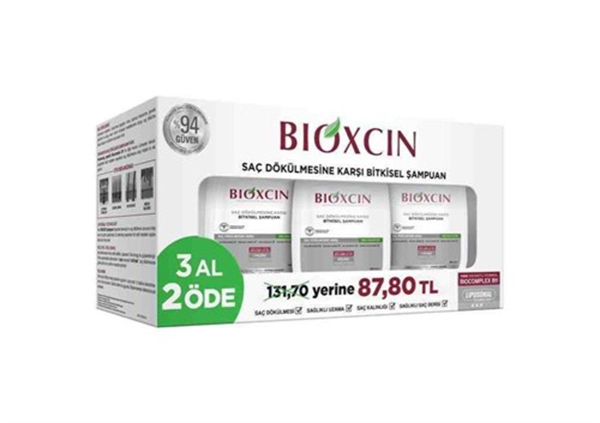 Bioxcin Genesis 3 Al 2 Öde Yağlı Saçlar İçin Şampuan
