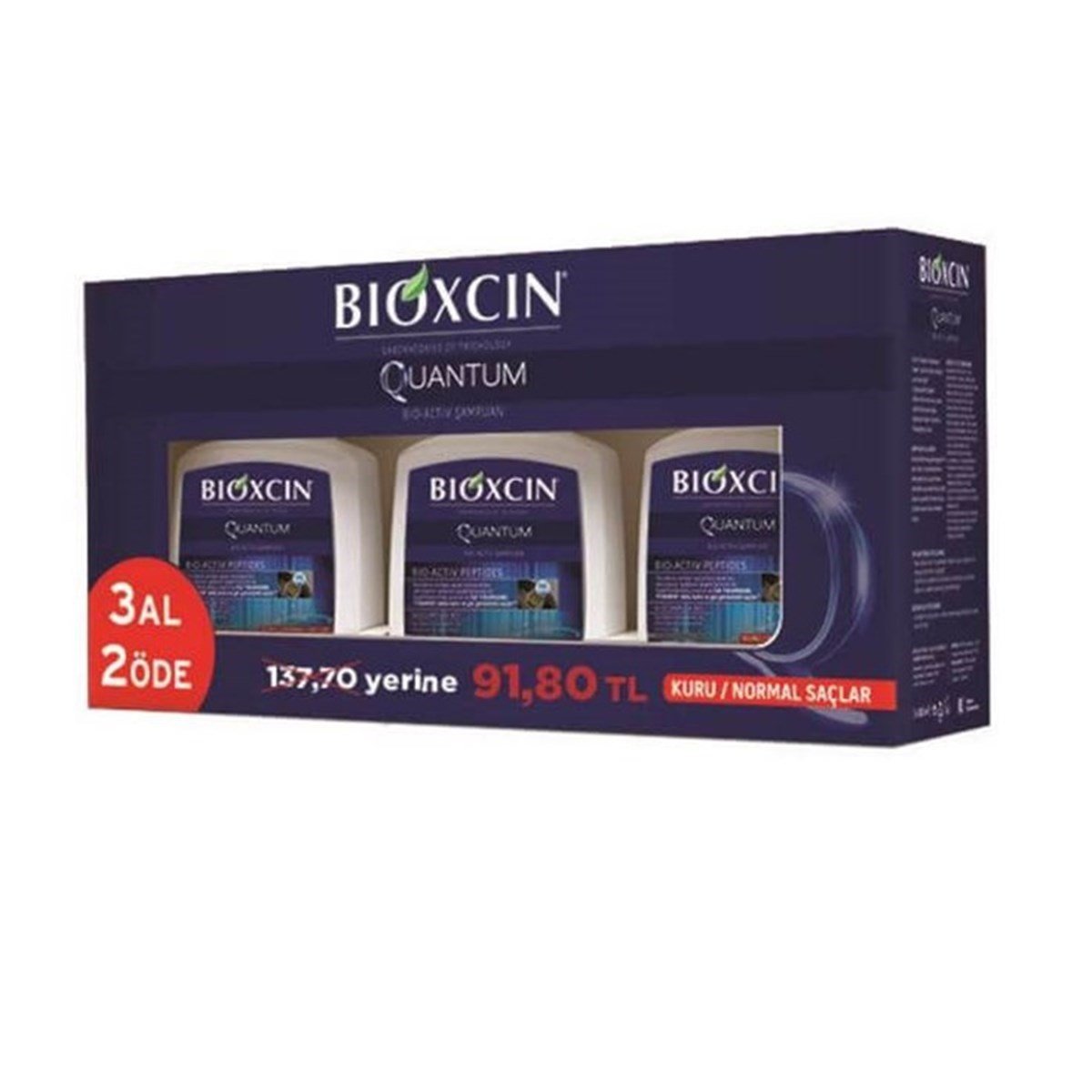 Bioxcin Quantum Kuru Normal Şampuan 3 Al 2 Öde