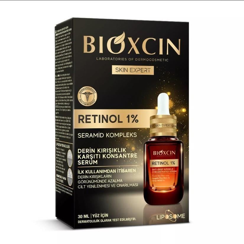 Bioxcin Retinol %1 Serum Derin Kırışıklık Karşıtı Seramid Kompleks 30 Ml