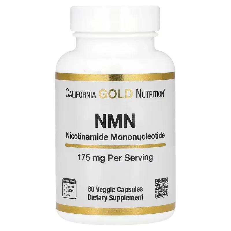 California Gold Nutrition NMN 175 mg 60 Veggie Capsules-California Gold Nutrition