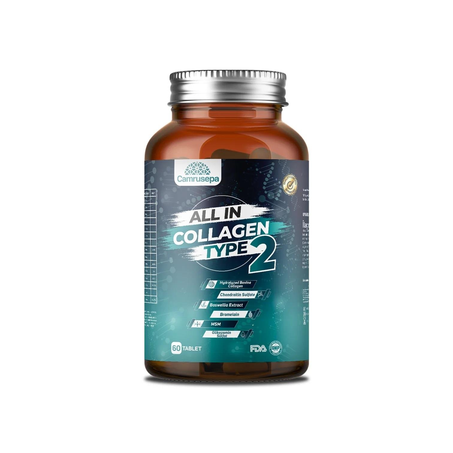 Camrusepa All In Type 2 Collagen 60 Tablet-Camrusepa