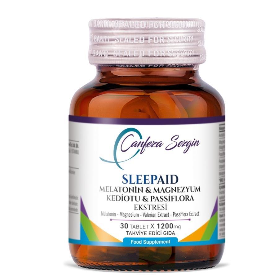 Canfeza Sezgin Sleepaid Magnezyum Kediotu Passiflora Ekstresi 30 Tablet-CANFEZA SEZGİN