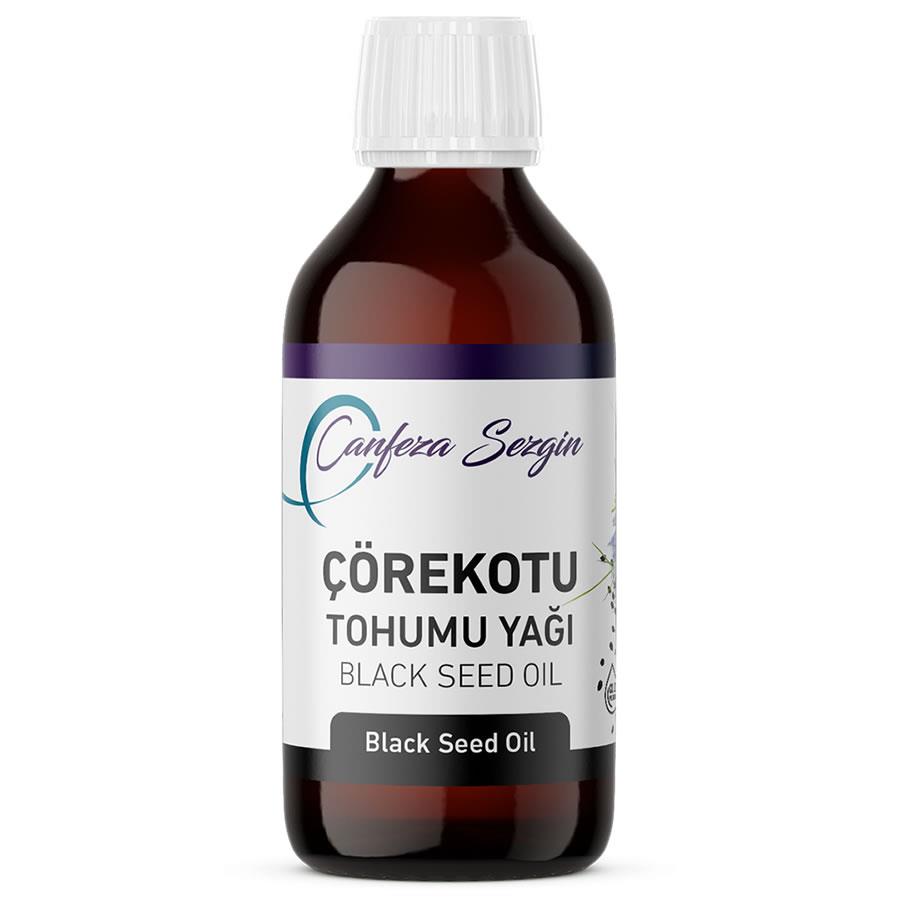 Canfeza Sezgin Soğuk Sıkım %100 Doğal ve Saf Çörekotu Tohumu Yağı 100 ml-CANFEZA SEZGİN