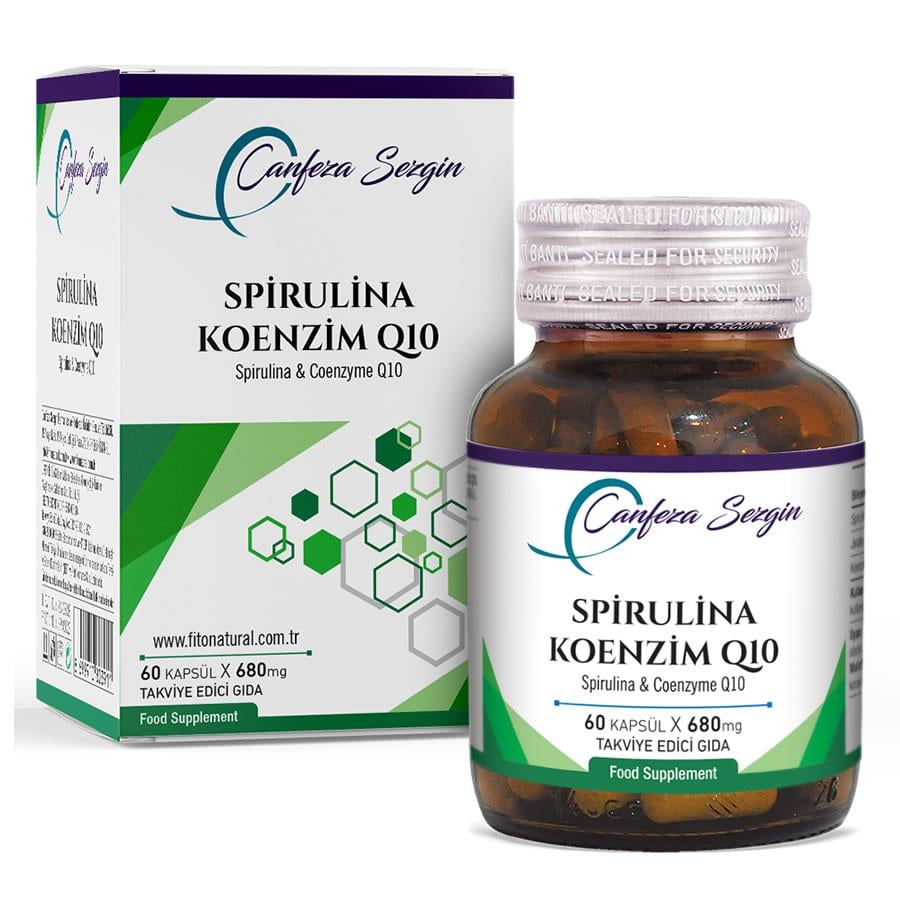 Canfeza Sezgin Spirulina Koenzim Q10 60 Kapsül-CANFEZA SEZGİN
