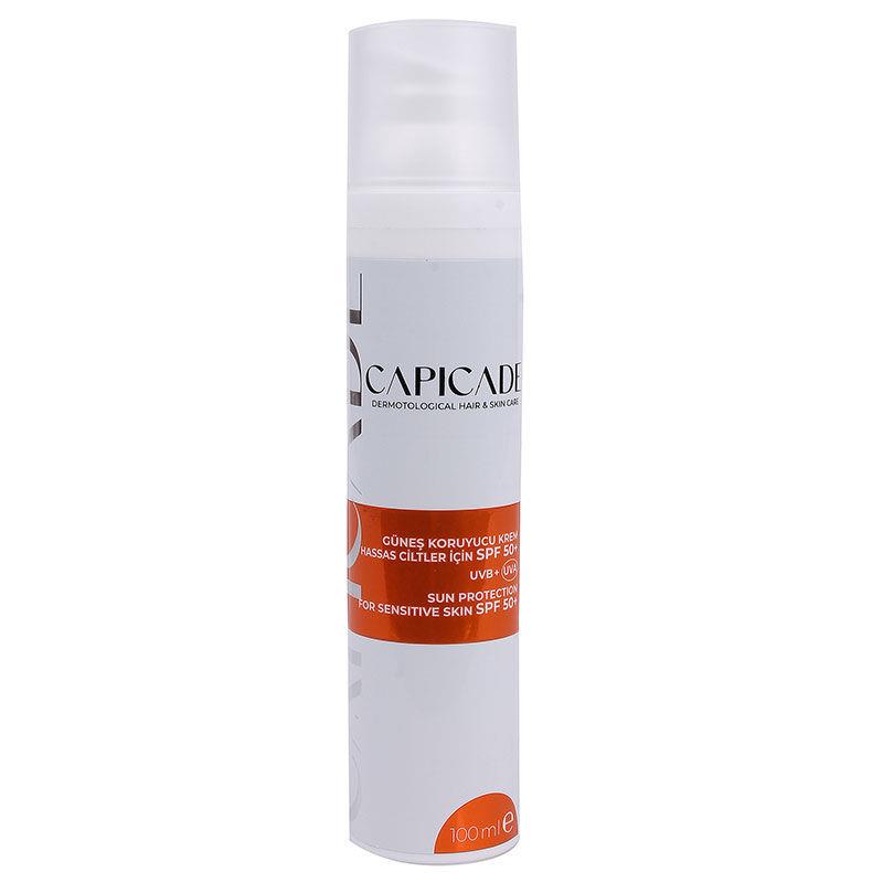 Capicade Güneş Koruyucu Krem Hassas Ciltler İçin SPF50+ 100 ml-Capıcade