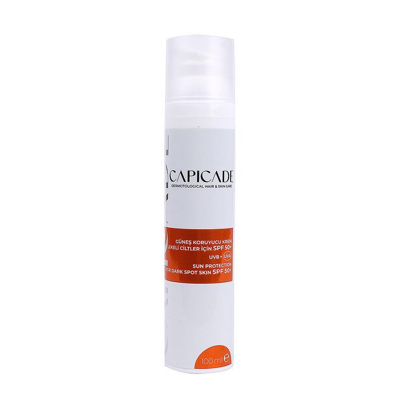 Capicade Güneş Koruyucu Krem Lekeli Ciltler İçin SPF50+ 100 ml-Capıcade
