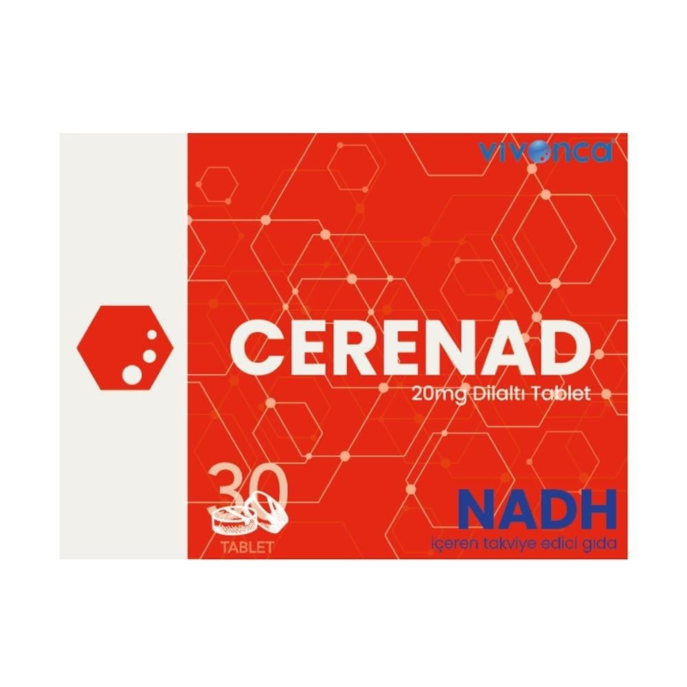 Cerenad NADH 20 mg 30 Dil Altı Tablet-Cerenad
