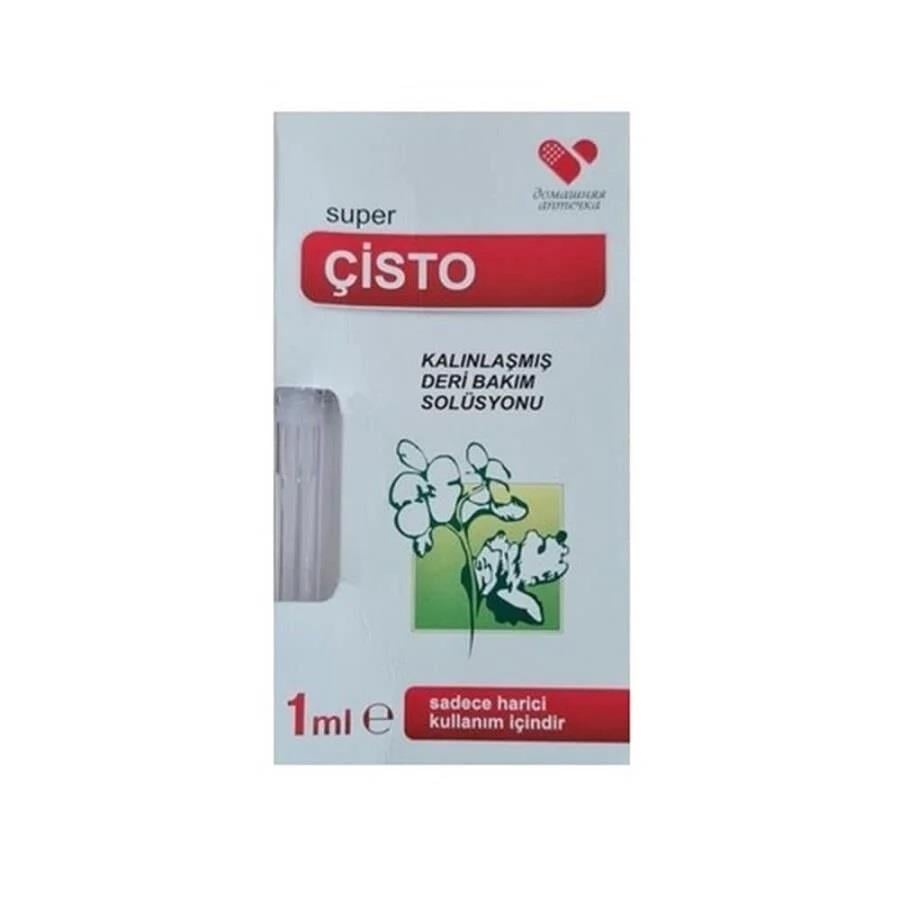 Çisto Kalınlaşmış Deri Bakım Solüsyonu 1 ml-Super Çistotelo